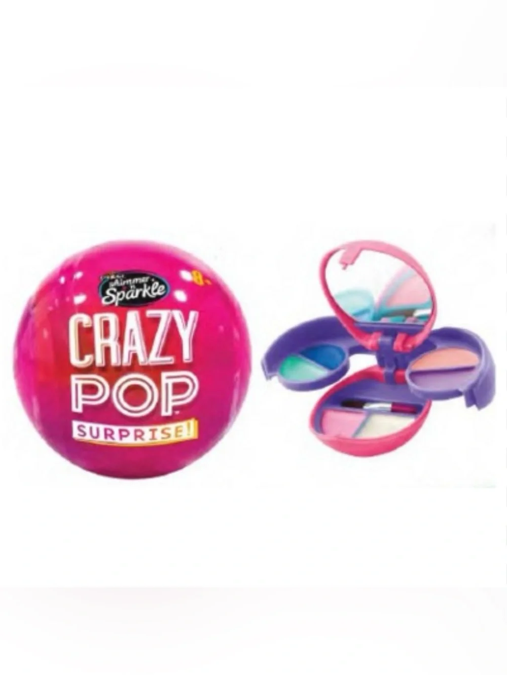 Cra-Z-Art Crazy Pop Surprise! Shimmer 'n Sparkle Party Ball - Pink